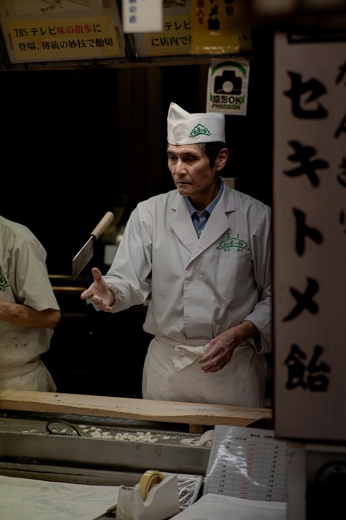 Chef preparing food in a restaurant kitchen